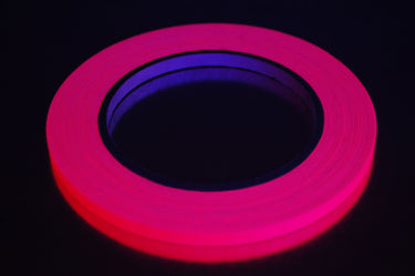 Quarter Inch UV Blacklight Reactive Fluorescent Gaffer Tape